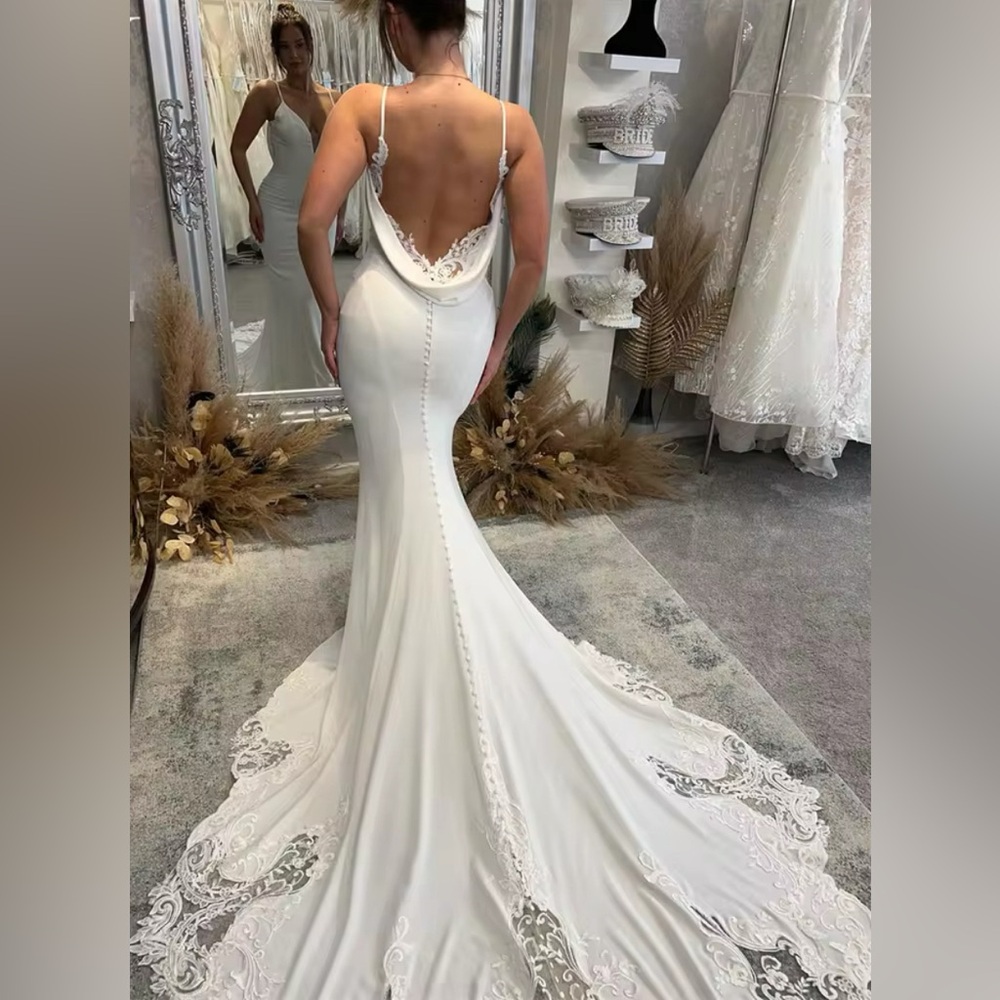 White Wedding dress engagement dress